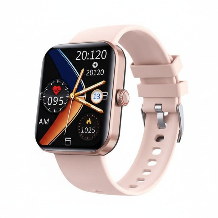 Advanced unisex smart watch for non-invasive wellness. Features glucose, heart rate, sleep & fitness tracking.