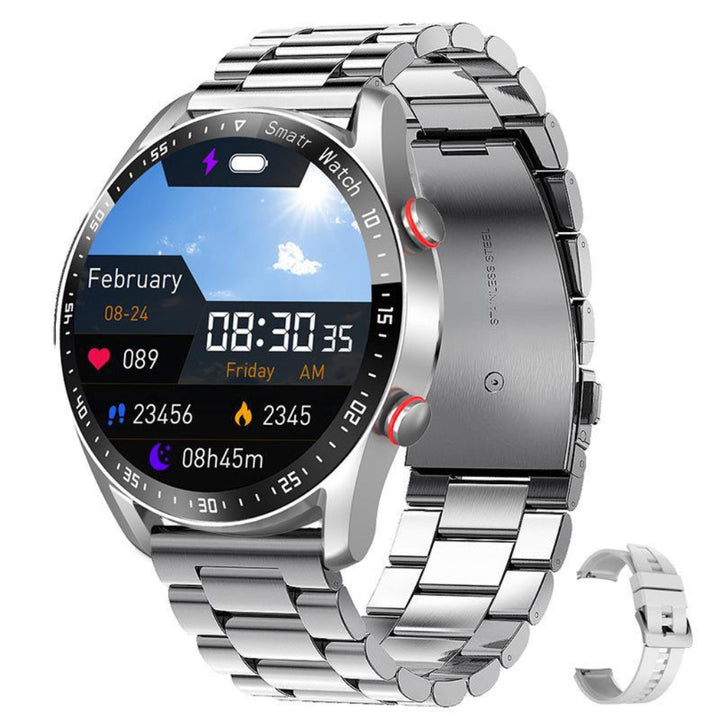 Stylish unisex wrist device: IP67 waterproof smartwatch, perfect fitness monitor for active lifestyles.