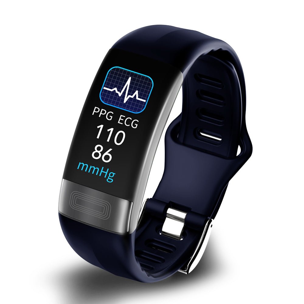 Smartwatch for fitness: unisex health tracker with ECG, BP, and sleep analysis.