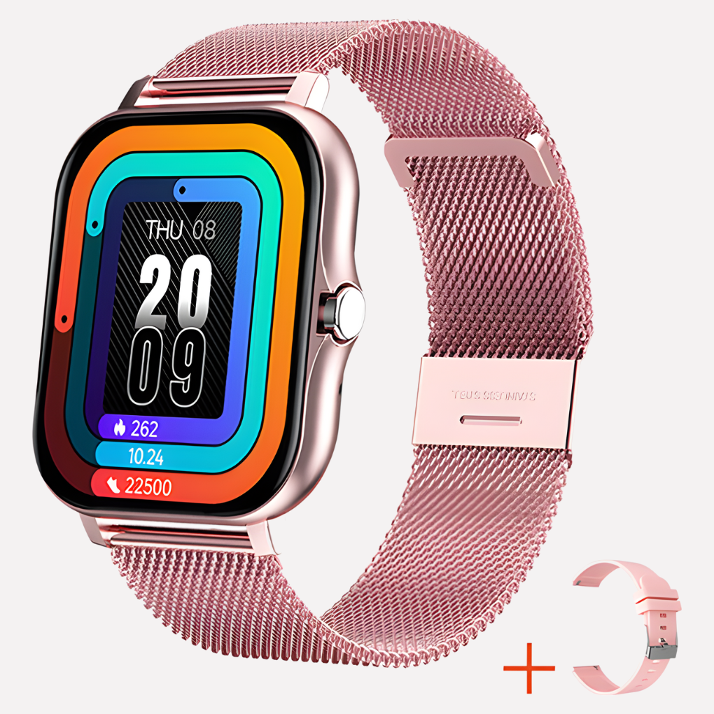 Rechargeable unisex safety watch with GPS location tracking and SOS emergency alert. Daily security tech accessory.