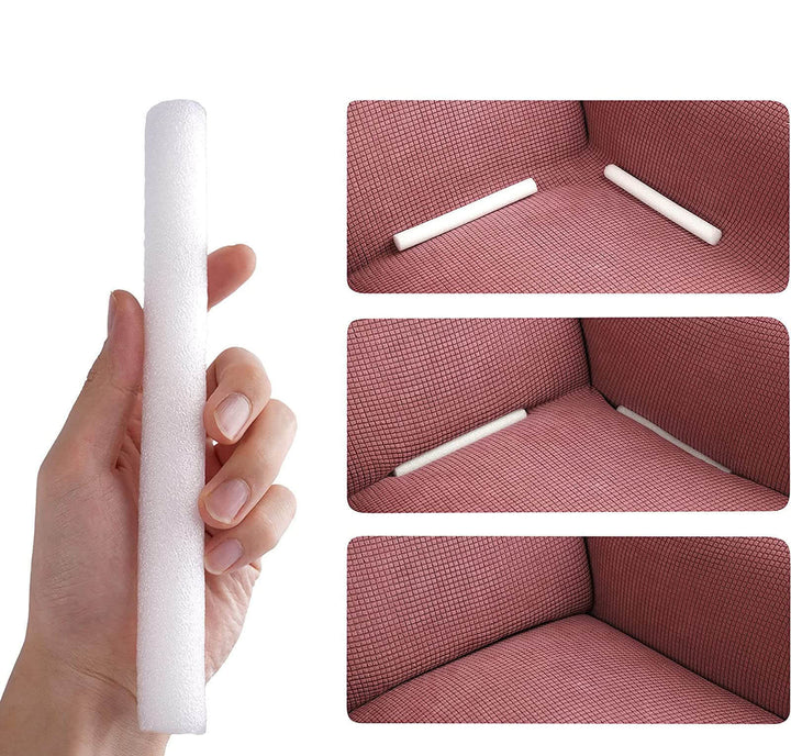 Unisex sofa cover grippers, anti-slip foam sticks for secure couch slipcovers, furniture care accessory