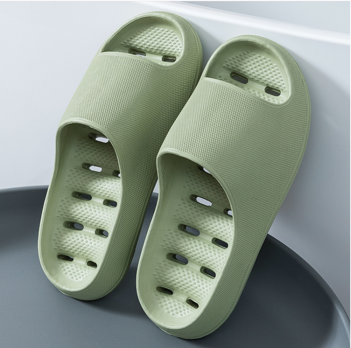 Non-slip unisex shower slippers for bathroom safety. Soft, lightweight cloud comfort. Perfect for indoor home use.