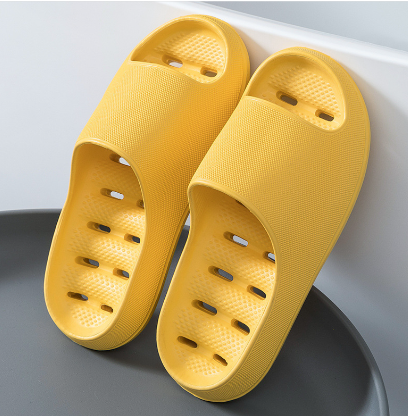 Plush unisex non-slip shower slippers. Soft cloud comfort for bathroom, home, or spa. Lightweight indoor sandals.