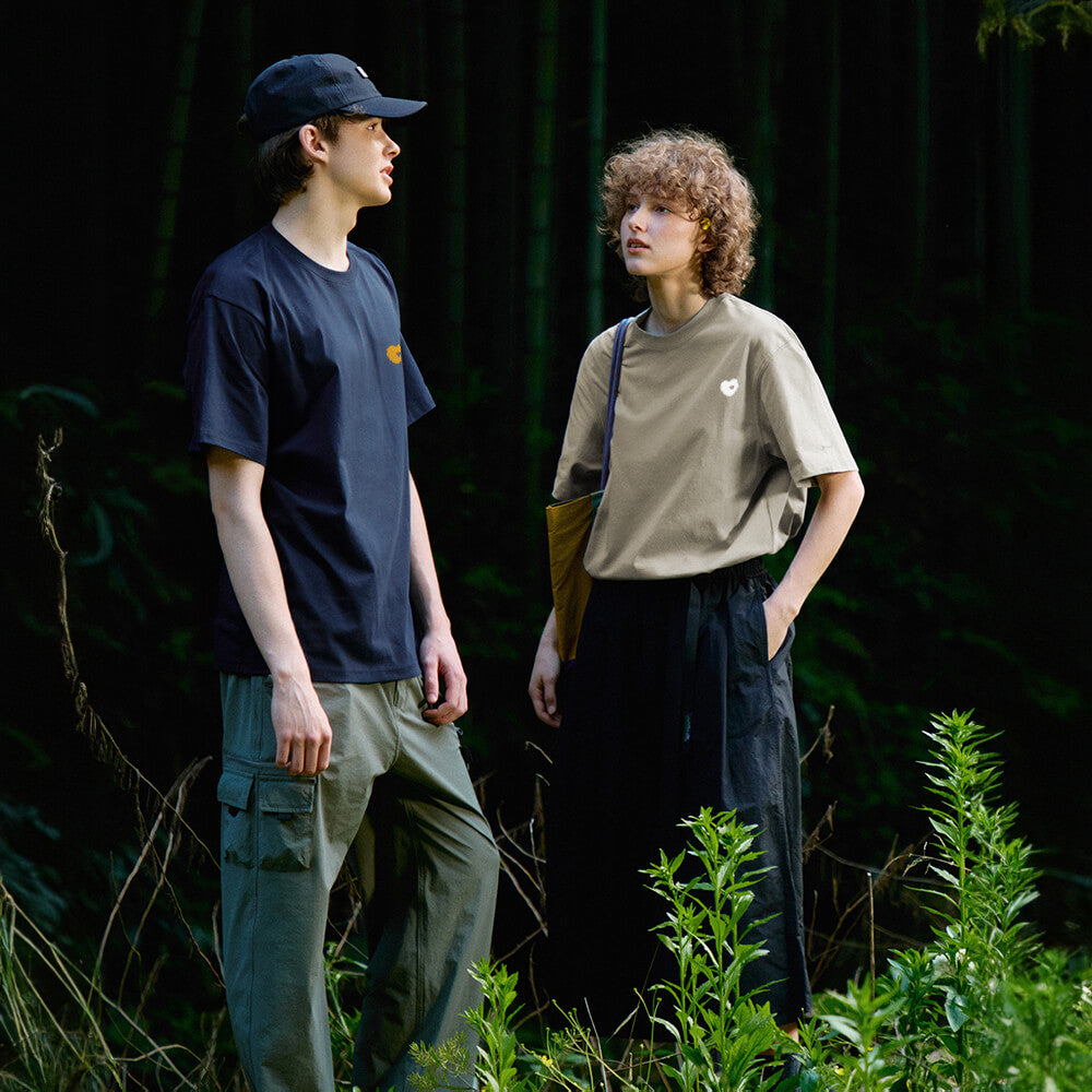 Unisex cooling t-shirt, solid, anti-static, and anti-bacterial for comfort