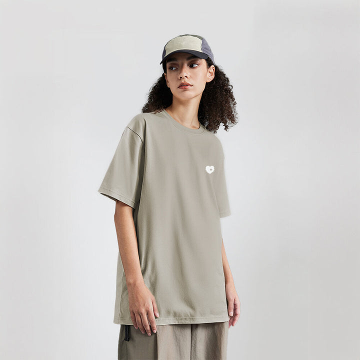 Solid unisex tee, cooling, antistatic, and antibacterial for everyday use