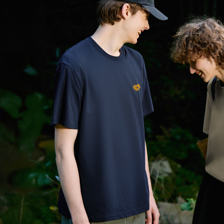 Unisex cooling t-shirt, perfect for dog owners, pet hair resistant, solid color