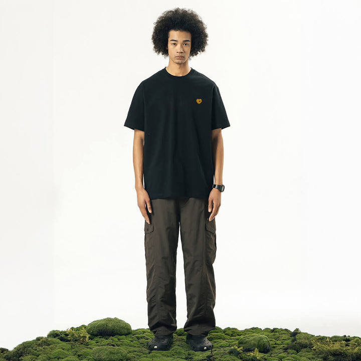 Unisex solid cooling t-shirt, pet-friendly and comfortable for any occasion