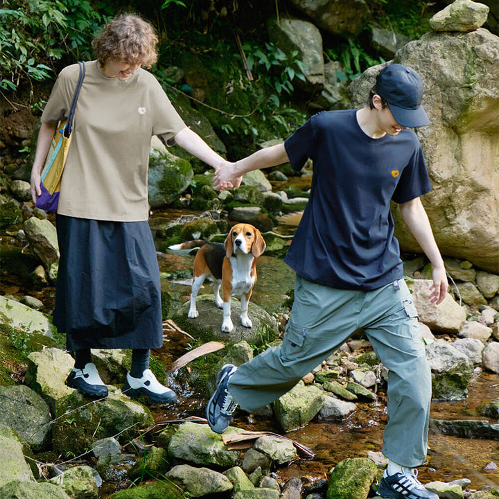 Unisex cooling tee, perfect casual wear, resistant to pet hair, antibacterial