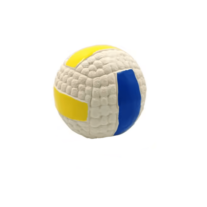 Pet supplies: unisex squeaky latex dog toy ball, great for fetch and gum massage.
