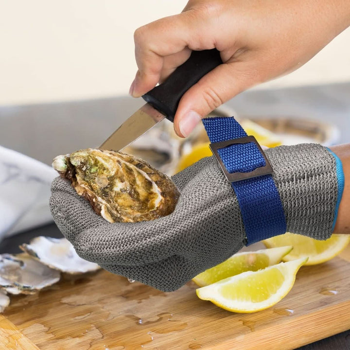 Durable stainless steel work gloves, offering cut resistance for ultimate hand safety in demanding industrial environments.