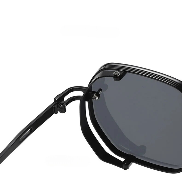 Retro steampunk eyewear, polarized lenses for anti-glare, excellent UV protection for all.