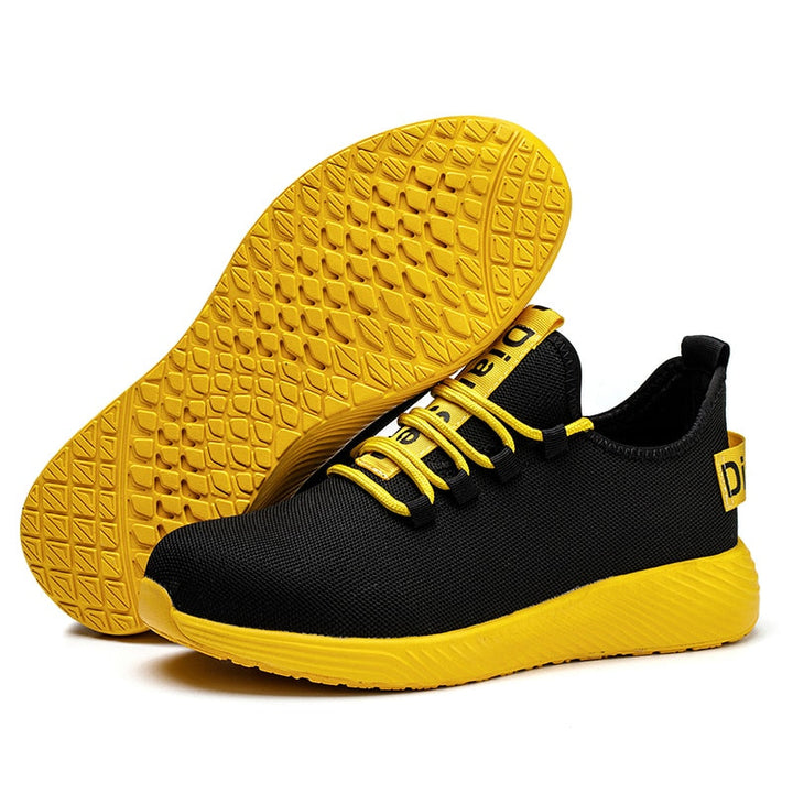 Indestructible steel toe work shoes for maximum safety. Unisex, breathable, and durable protective footwear.