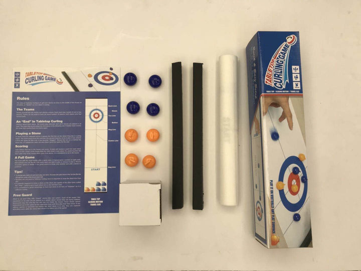 Unisex tabletop curling for all ages, bringing home entertainment & family fun.