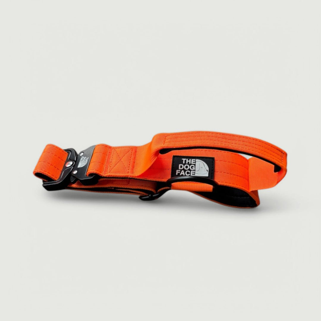 Unisex tactical dog collar, durable nylon with quick release buckle, padded for comfortable training