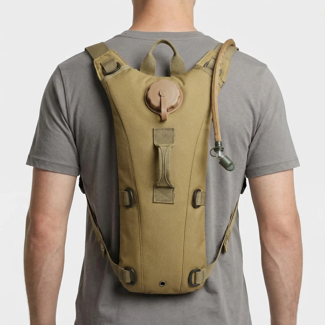 Essential hiking gear: 101 fl oz hydration pack, tactical backpack for outdoor adventure & long journeys.