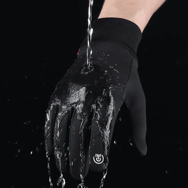 Sleek ThermaGuard unisex winter gloves for warmth, style & touchscreen use in cold conditions.