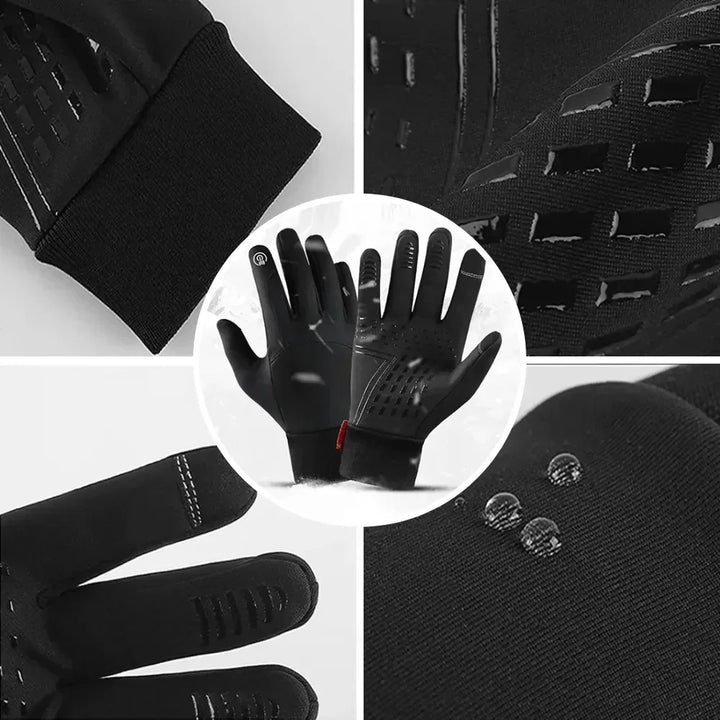 Durable, insulated ThermaGuard touchscreen winter gloves for men & women, perfect for cold weather activities.