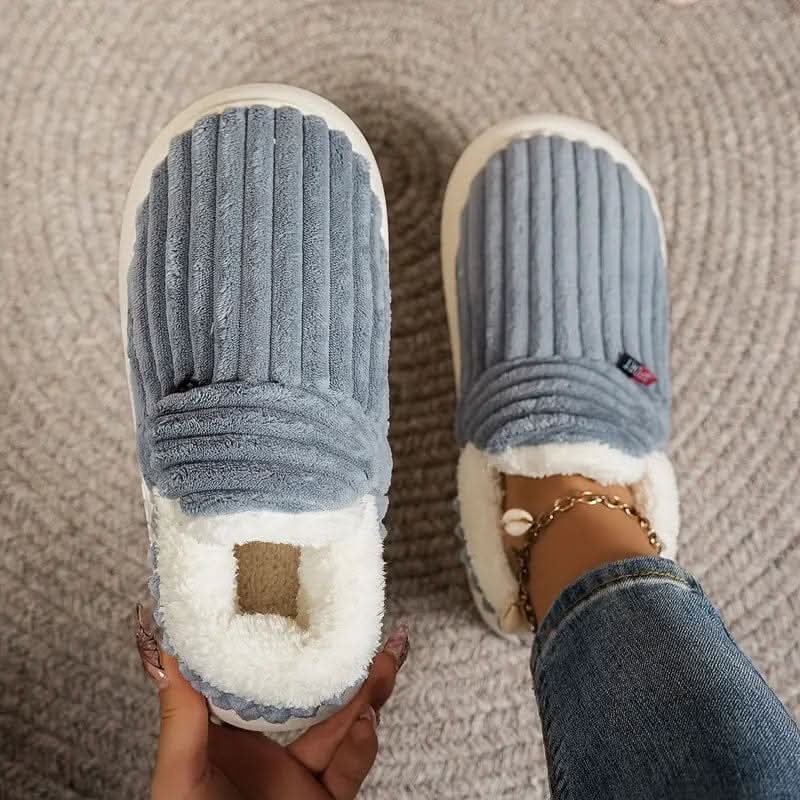 Cozy thermal house slippers, non-slip and designed for maximum winter warmth & comfort.