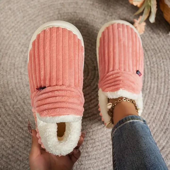 Comfortable unisex thermal winter footwear, ideal for cozy indoor warmth.