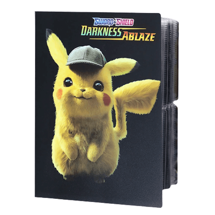 Unisex trading card collector album binder for 240 game cards.