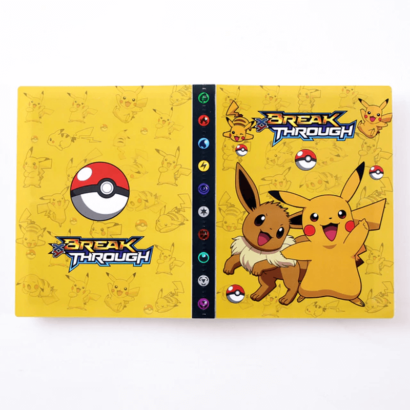 Collectible card holder binder, 240-card capacity, for organized storage.