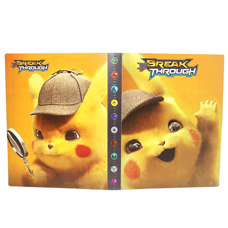Unisex collector's binder for 240 trading cards, ensures card protection.