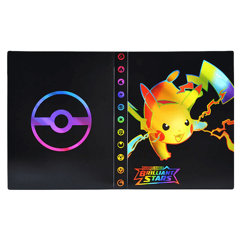 Collectible card storage album, 240-card capacity, keeps cards safe & neat.
