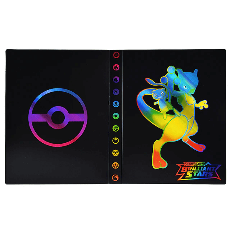 Card protection album for 240 trading cards, ideal for long-term collectible storage.