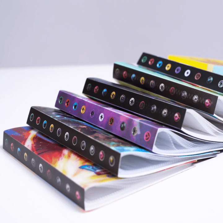Durable trading card storage binder for 240 cards, ideal for collectors.