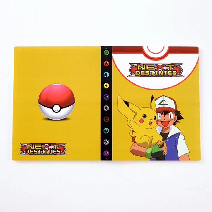 High-quality trading card album with 240 card sleeves for game card storage.