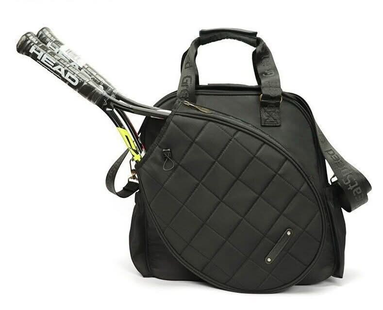 Versatile unisex sports bag for tennis & padel. Multi-compartment racket gear organizer in Twilight Blue.