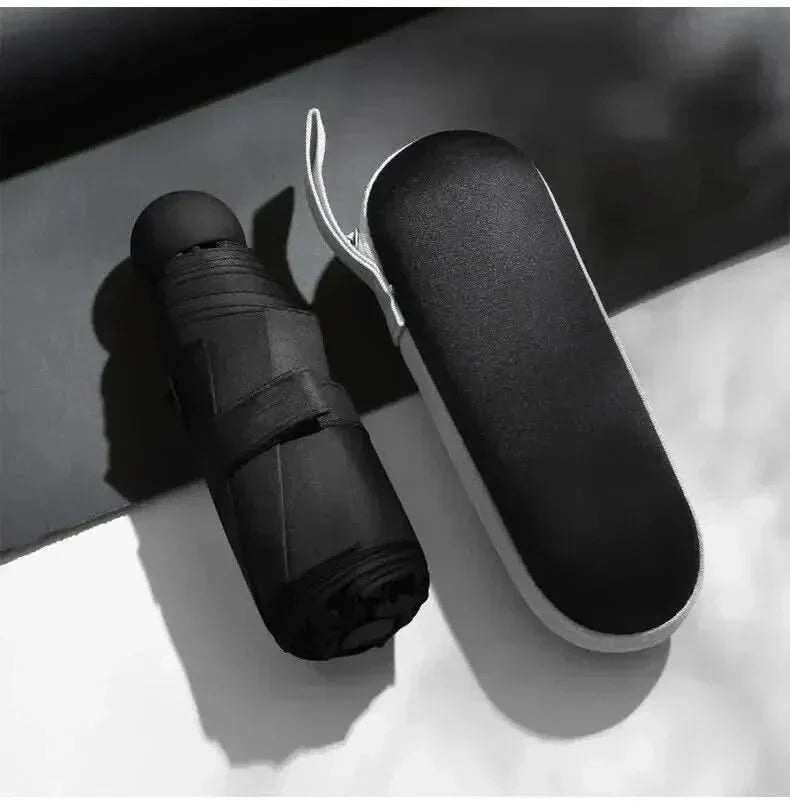 Stylish capsule umbrella, lightweight & compact, offering reliable weather protection on the go.