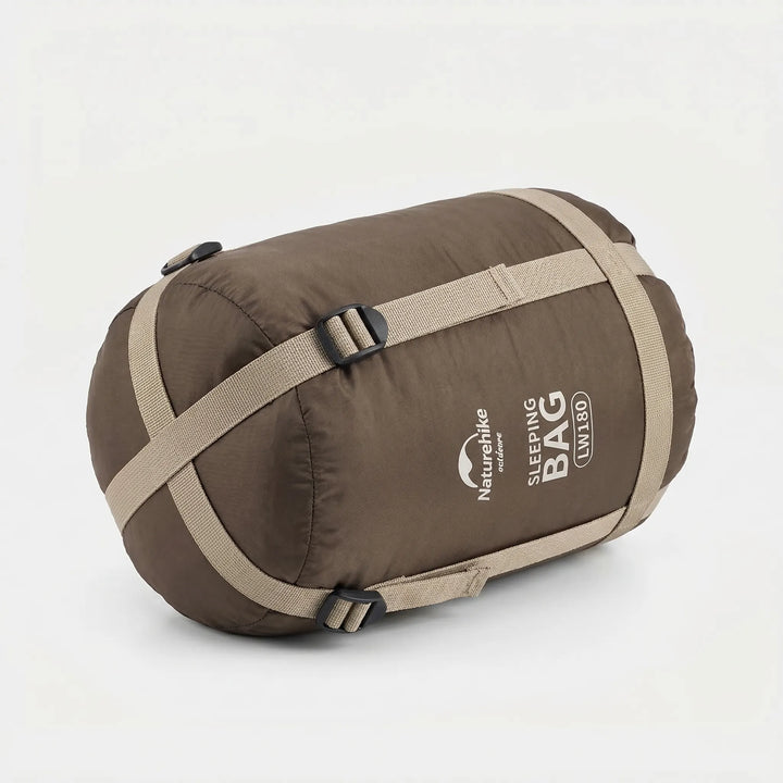 Water-repellent ultralight sleeping bag, essential for any summer outdoor explorer.