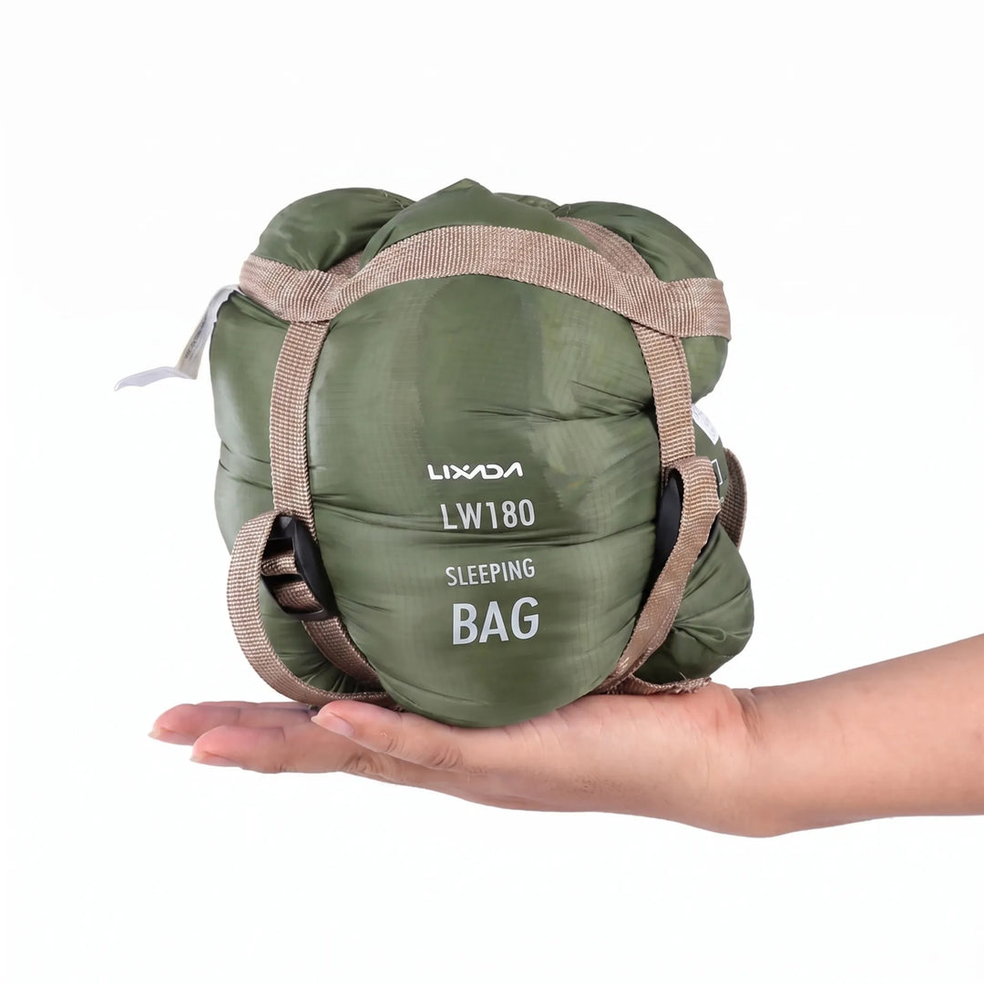 Essential ultralight envelope sleeping bag for camping. Compact, portable, durable outdoor gear for hiking & travel.