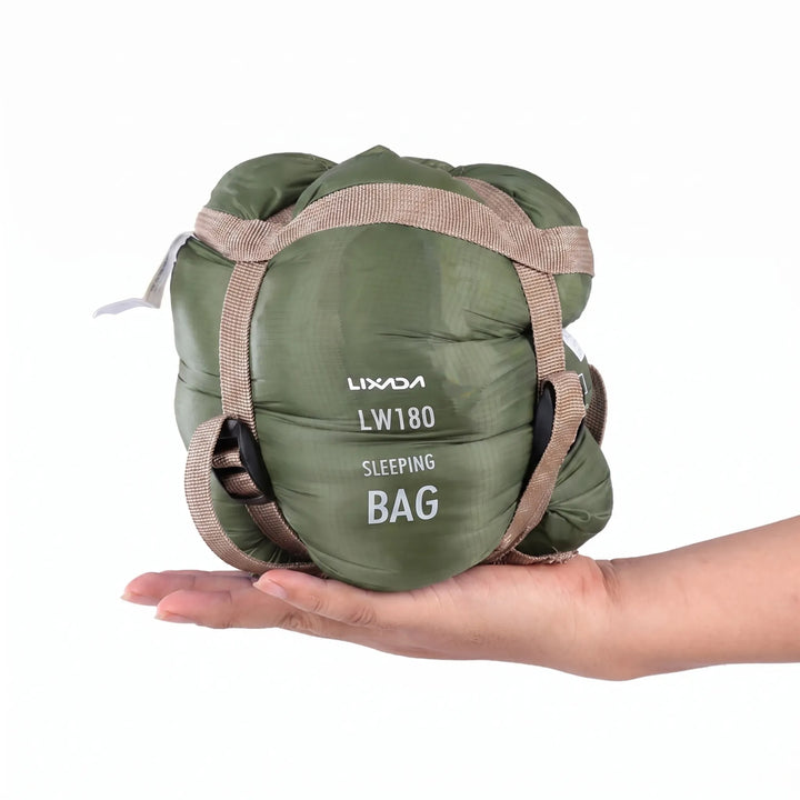 Essential ultralight envelope sleeping bag for camping. Compact, portable, durable outdoor gear for hiking & travel.