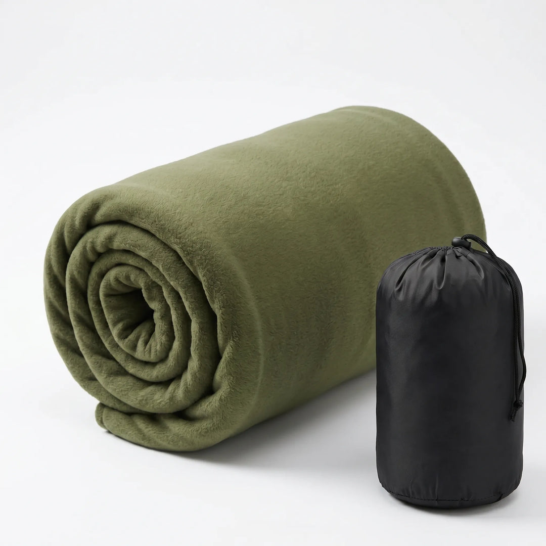 Versatile unisex fleece liner for sleeping bags, ideal for camping, travel, and hostel use.