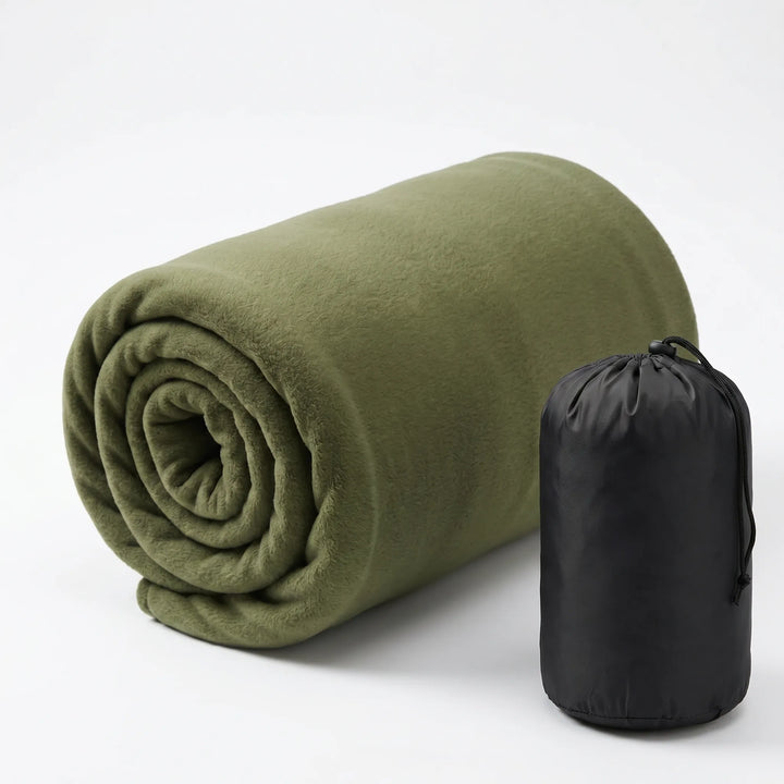 Versatile unisex fleece liner for sleeping bags, ideal for camping, travel, and hostel use.