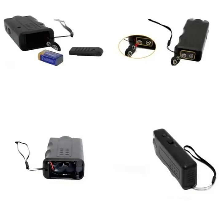 Pet care tool: ultrasonic dog repeller with integrated LED light for effective training.