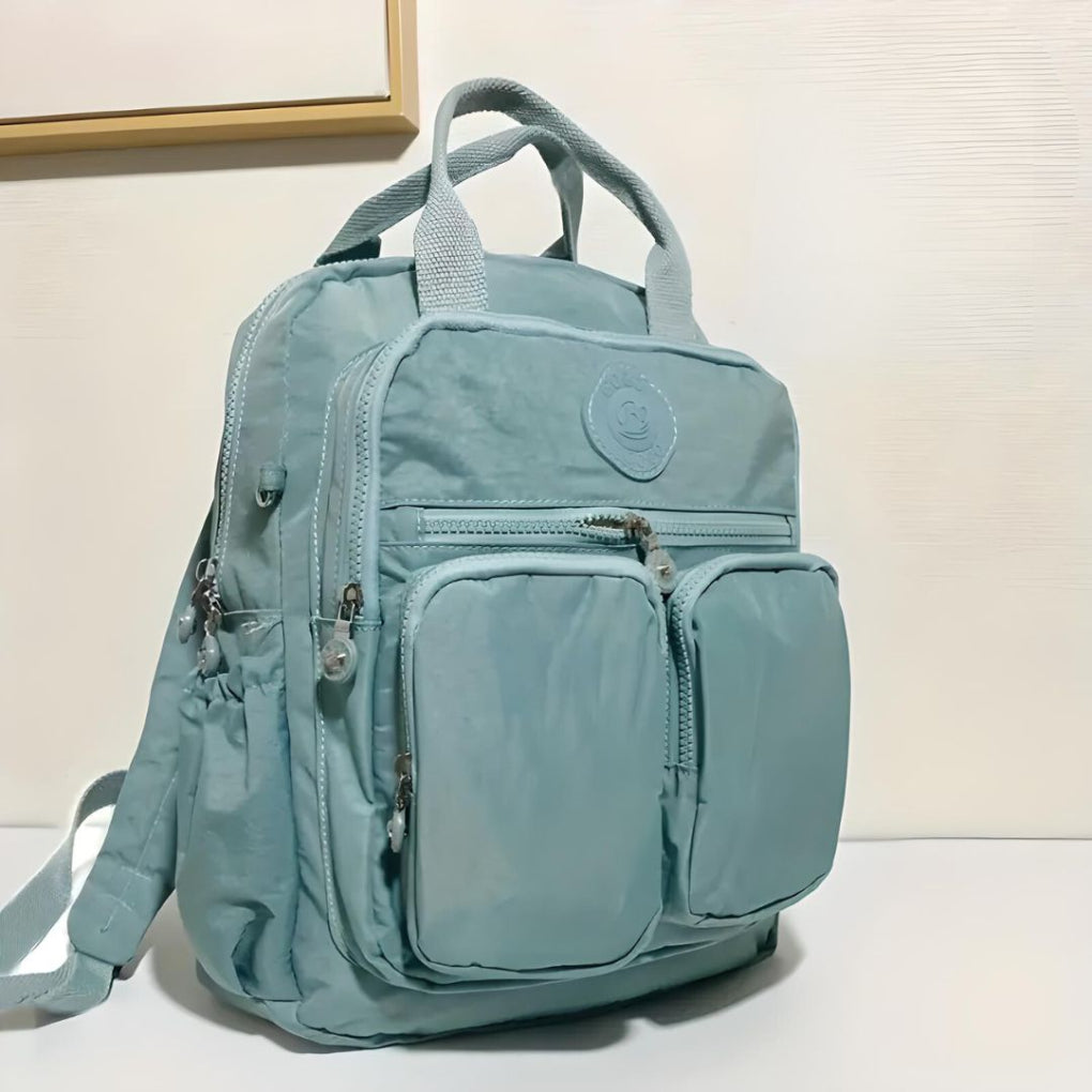 Organized waterproof urban travel bag, a unisex multi-pocket backpack for all your adventures.