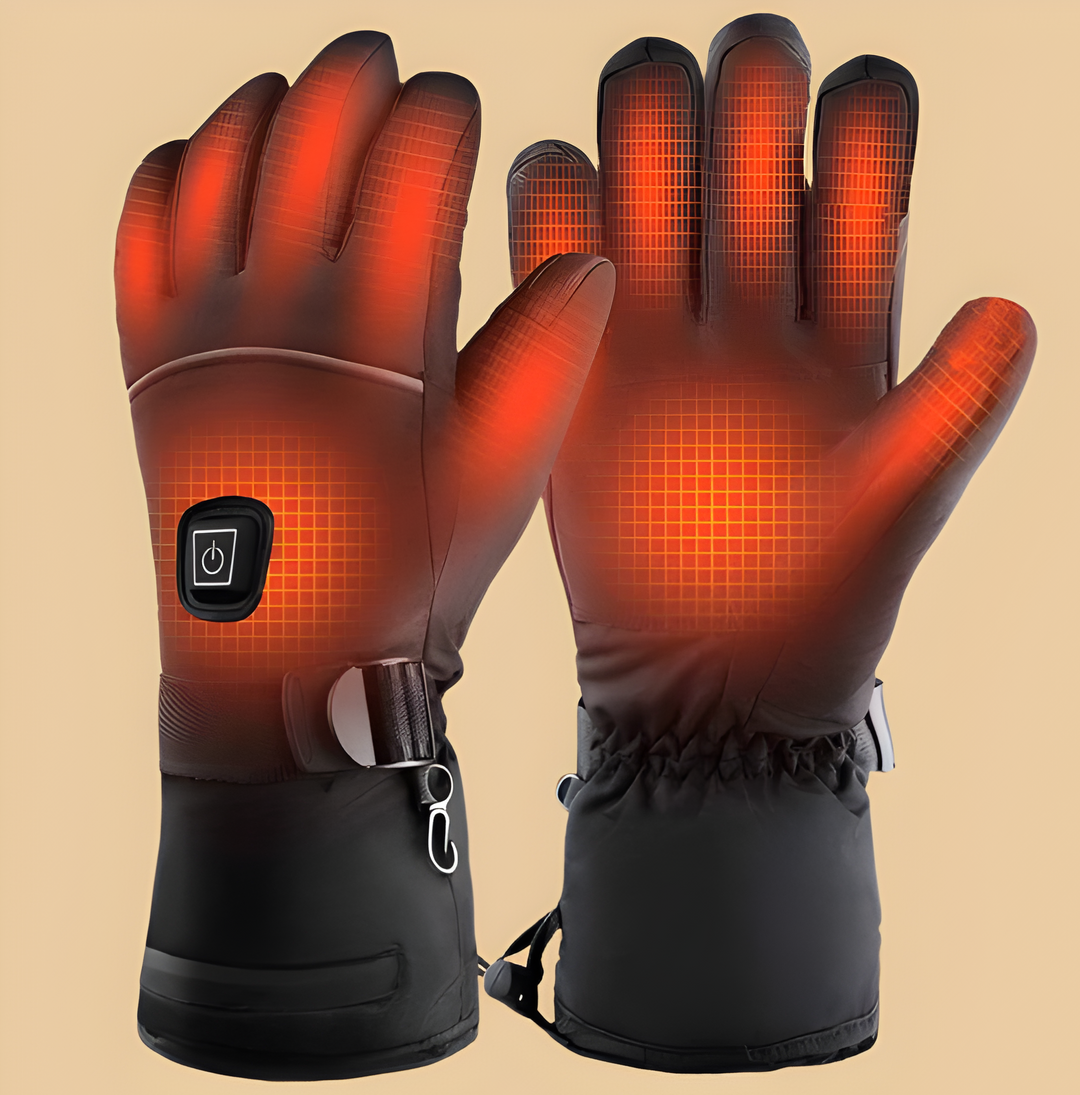 Unisex USB rechargeable heated gloves for extreme cold. Perfect thermal winter gloves for outdoor activities.