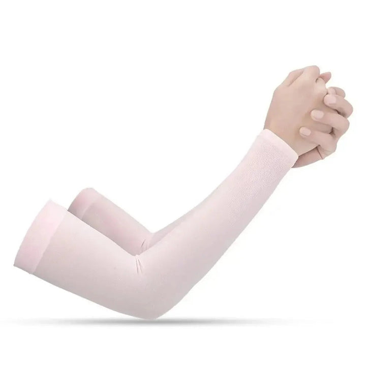 Unisex active wear arm sleeves providing UV protection. Perfect for sports, cycling, and sun safety.