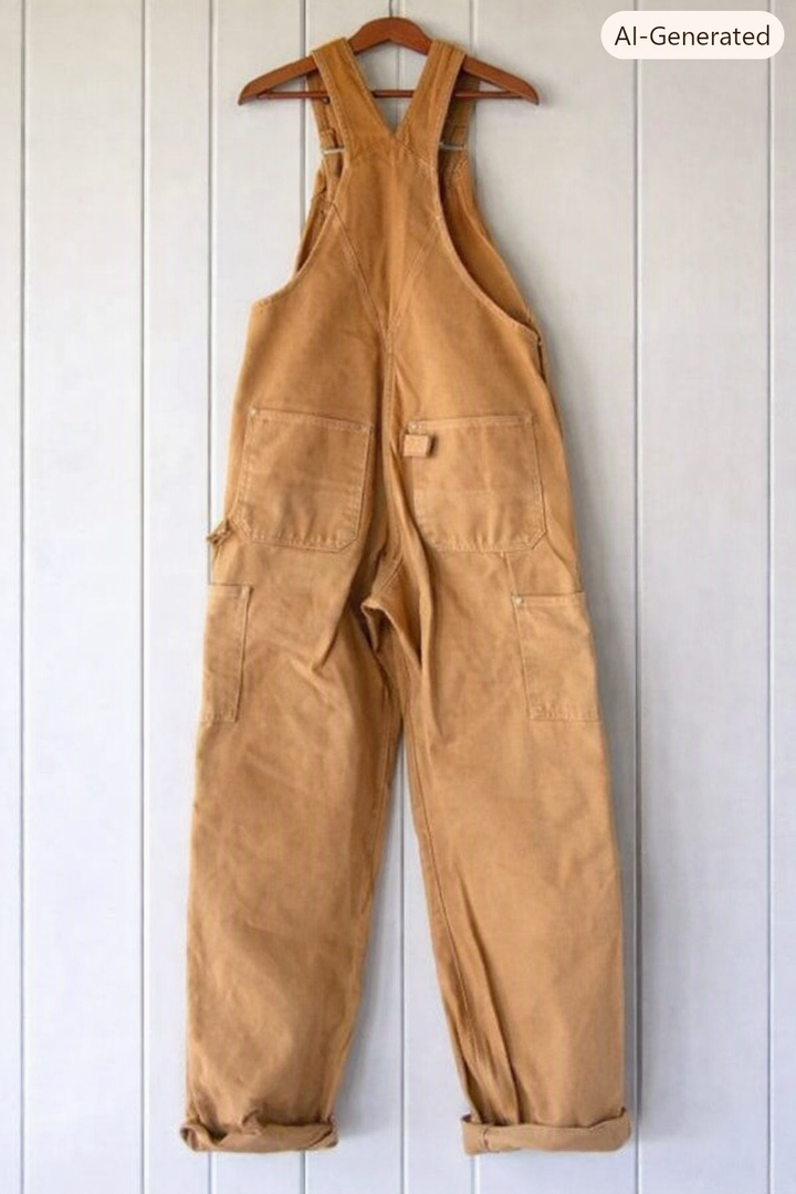 Comfortable unisex vintage bib overalls with adjustable straps. Ideal for casual fashion & everyday wear.
