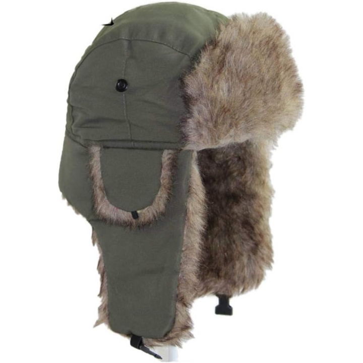 Insulated trooper hat, perfect for cold weather outdoor sports & winter adventures.