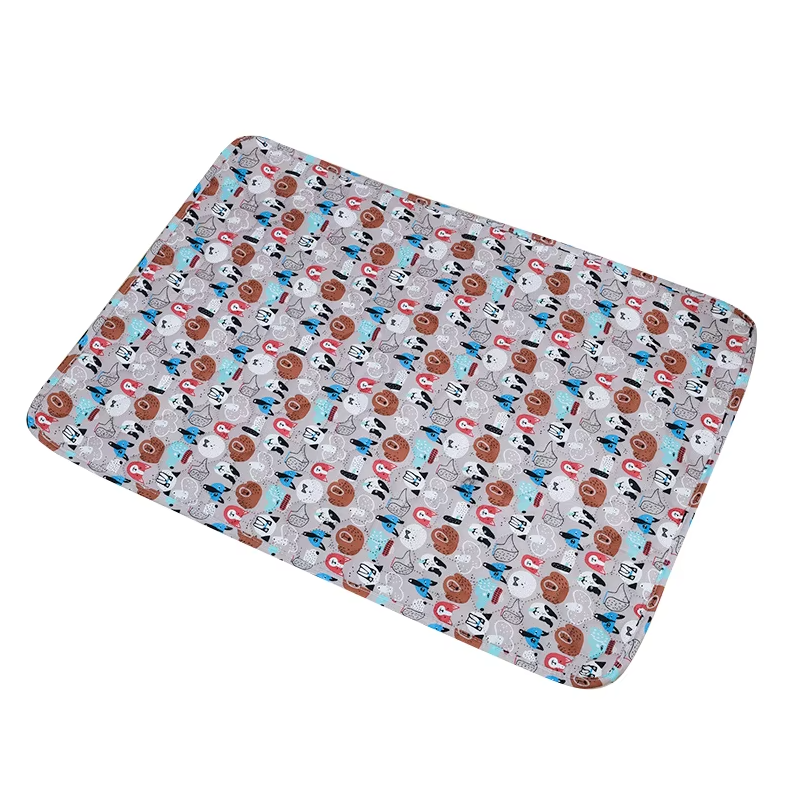 Grey pet mat, washable and waterproof, perfect for dog beds, cat comfort, or car travel.