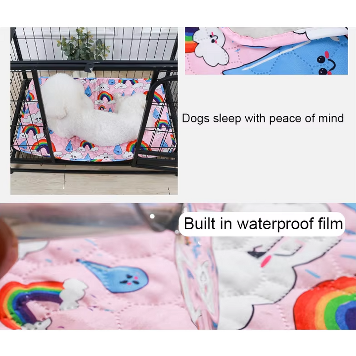 Foldable pet blanket, unisex design, provides waterproof protection for furniture from dogs and cats.