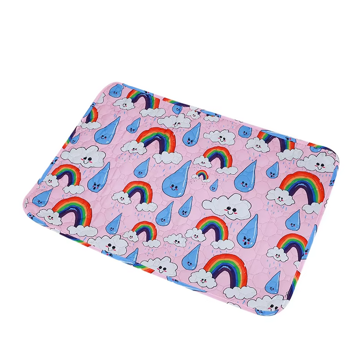 Cozy pet bed mat, waterproof and machine washable, suitable for both cats and dogs.