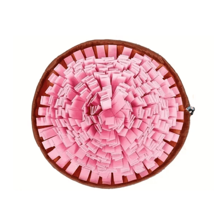 Unisex washable pet snuffle mat, interactive slow feeder for canine enrichment & mental stimulation