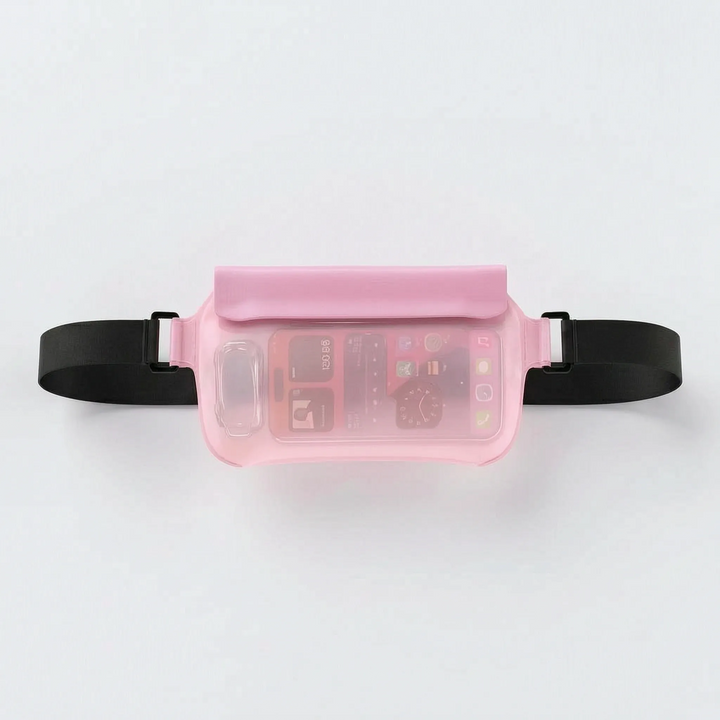 Unisex waterproof fanny pack for outdoor gear. Essential for beach, travel, & water sports.
