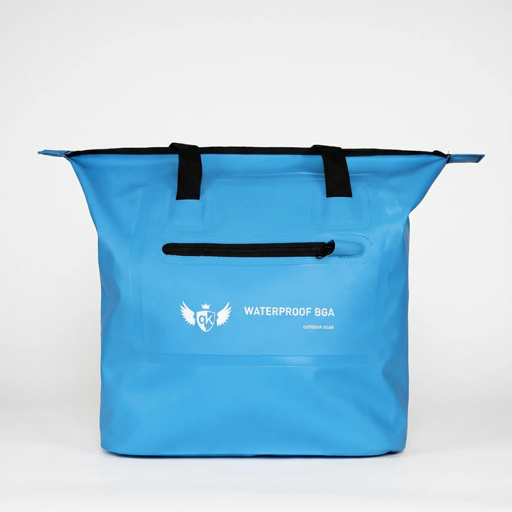 Versatile water-resistant tote bag. Perfect for beach, pool, gym, and travel. Comfortable shoulder carry.