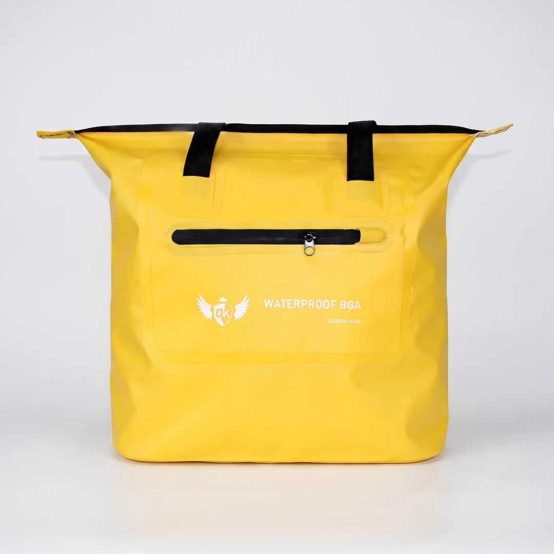 Durable water-resistant shoulder tote bag. Designed for outdoor activities, travel, and everyday use.